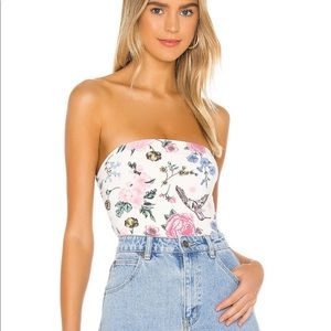 Superdown Kim Strapless Bodysuit